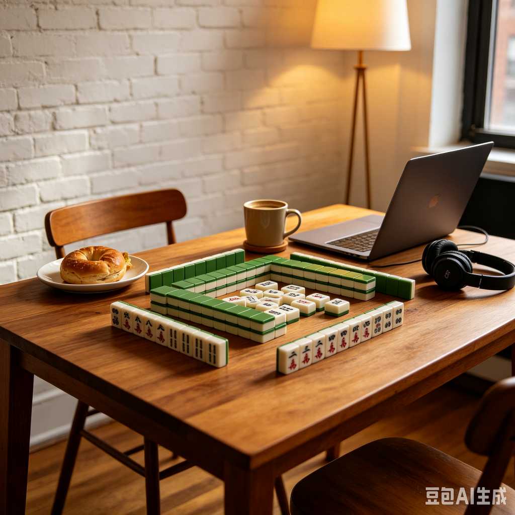simple text mahjong tiles